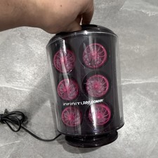 Conair Infiniti Pro Hot Rollers Electric Black Pink Hair Curlers Set