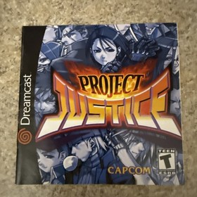 Project Justice - Sega Dreamcast (DC) CIB Complete Replace Case Very Good Shape
