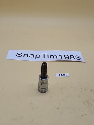 Snap-on Tools FTXR50E 3/8'' Drive T50 Tamper Resistant Torx Bit Socket Driver USA
