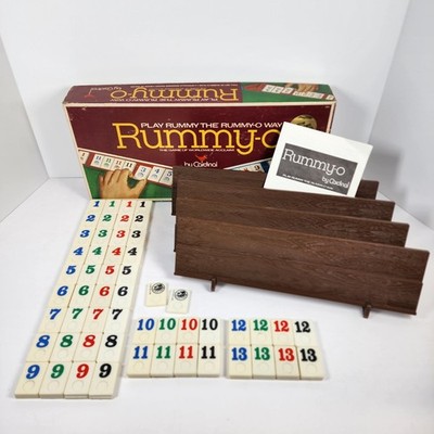 Vintage Rummy-O Tile Game by Cardinal 100% Complete w/Instructions