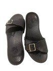 Crocs Iconic Comfort Black Slip On Rubber Flats Women's Size 7 — photo 8