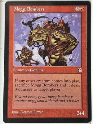 Mogg Bombers - Stronghold - Magic the Gathering MTG Nice!