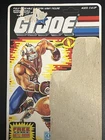 Vintage 1987 G.I. Joe BIG BOA v1 Full UNCUT File Card Back GI G.I.JOE GIJOE ARAH