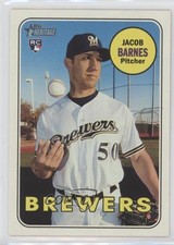 2018 Topps Heritage High Number Jacob Barnes #507 b3e