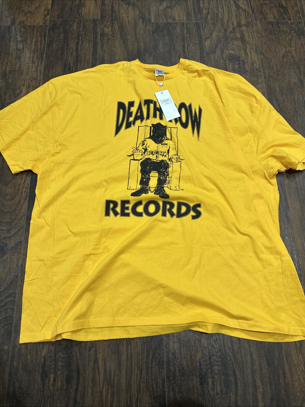 FILA Crooks & Castles Death Row Records T Shirt Uomo 5XL Nuova con etichette