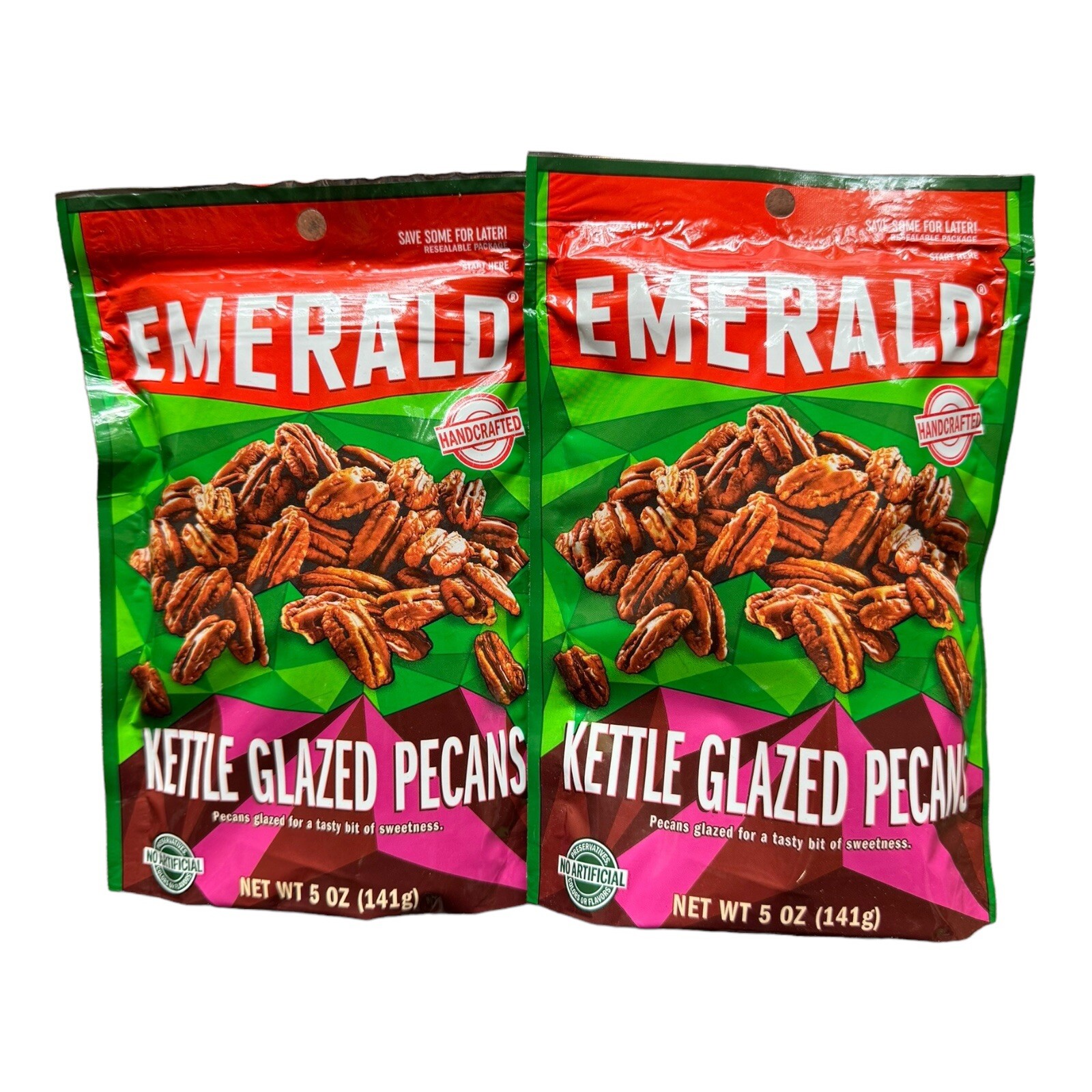 2 X Bags Of Emerald Nuts Glazed Pecans 5 Oz Each Sealed Fresh eBay