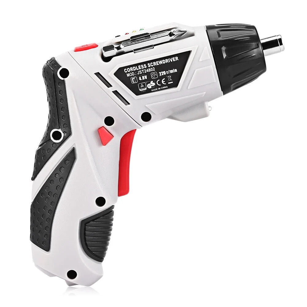JOUSTMAX 45 Pcs Rechargeable Cordless Screwdriver 4.8V Drill Hand