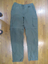 Boys Scouts of America BSA Adult Convertible Uniform Pants Green Mens Medium