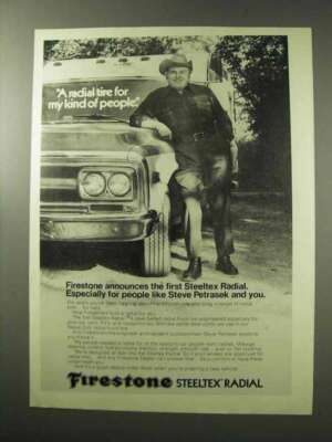 1977 Firestone Steeltex Radial Tires Ad - My People | eBay