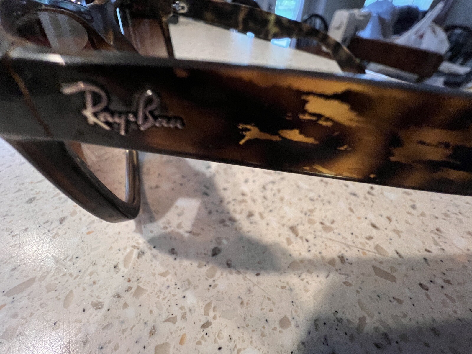 Ray-Ban Unisex Tortoise Rectangular Sunglasses Fr… - image 2