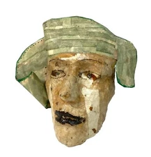 MADE & SIGNED BY FAMOUS MASK ARTIST/AUTHOR ~ CAROLE SIVIN  1979