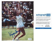 Virginia Wade AUTOGRAPH Signed Tennis 8x10 Photo B ACOA