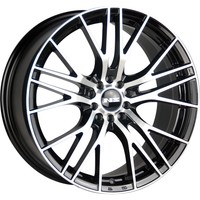 17x7.5 Black Machined Wheel Ns Ns1604 5x100 5x4.5 38 17x7.5 Black Machined Wheel Ns Ns1604 5x100 5x4.5 38