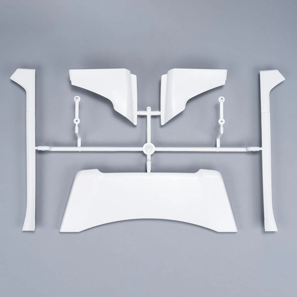 ABS Narrow Rear Spoiler Wing for DIY 1/14 RC Tractor Truck SC 770S 56368 56373 - Image 3 of 4