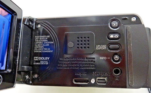 JVC HD Everio Camcorder GZ-HM550-BU Bluetooth - Picture 7 of 9