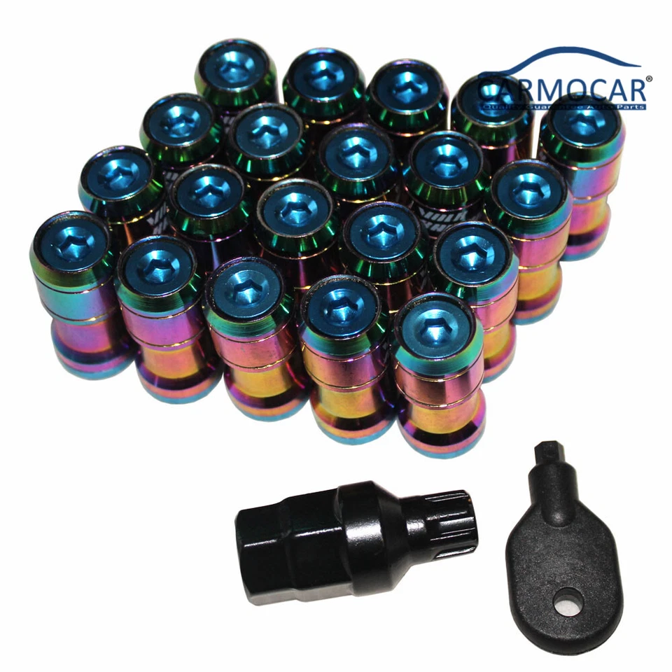 Teel Extended Tapón Antipolvo Tuercas Llantas Sintonizador Con Bloqueo M12x1.5 Neo Cromo Foto 2 de 4