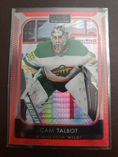 2021-22 Cam Talbot Red Prism /199 O-Pee-Chee Platinum Hockey Upper Deck...