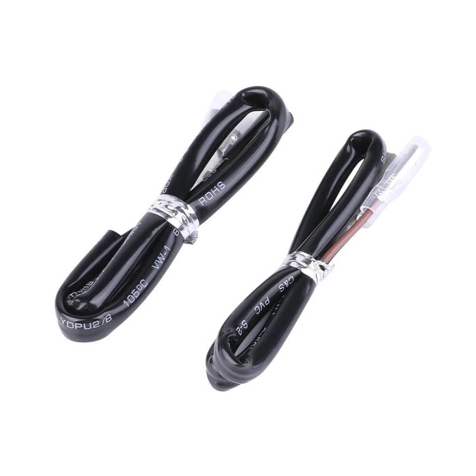 Para Yamaha YZF R3 R6S 2 cables indicador señal de giro adaptadores de luz conector de enchufe Foto 4 de 4