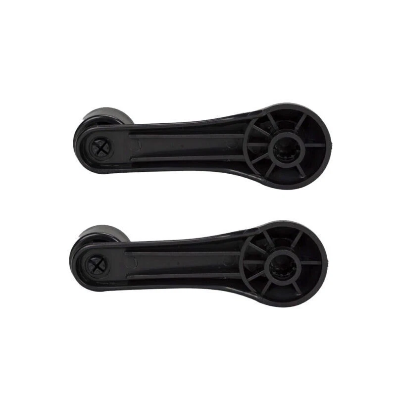 2pcs Car Window Winder Crank Door Handle Black Fit For Honda Civic 1984-2000 - Image 2 of 4