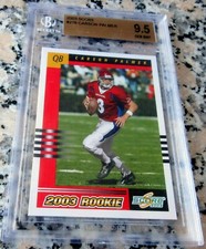 CARSON PALMER 2003 Score #1 Draft Pick Rookie RC BGS 9.5 TRUE GEM MINT Bengals $