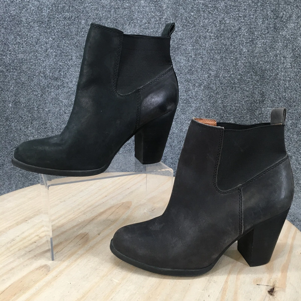 Lucky brand womens black booties sales