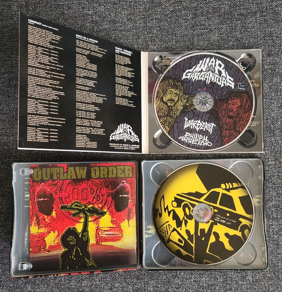 Metal 4 CD Lot - Outlaw Order, Scour, Philip H. Anselmo & The Illegals, Warbeast — 第 4/4 张图片