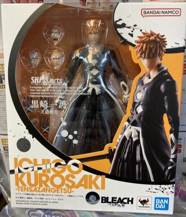 S.H.Figuarts Bleach Ichigo Kurosaki Tensa Zangetsu Bandai SHF New