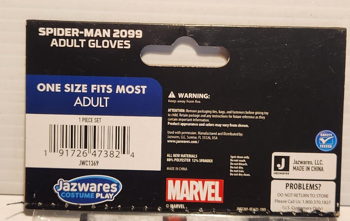 2 Pairs Marvel Spiderman Miles Morales 2099 Adult Red & Black