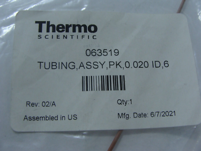 TKMOページ Thermo Scientific Tubing Tube Assembly 0.020ID P/N 063519 | eBay