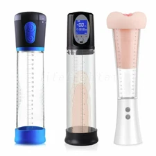 Water Vacuum Sucking Automatic Male Masturbater Stroker Cup Men Sex Machine Toy