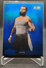 2022 SkyBox UD Metal Universe AEW #55 Ortiz BLUE SP wrestling card
