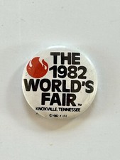The 1982 World's Fair Knoxville Tennessee Small Vintage Pin Button Pinback