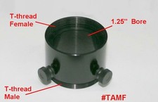 ScopeStuff TAMF - T-Thread M-to-F Adapter/Extender with 1.25" Bore, Thumbscrews
