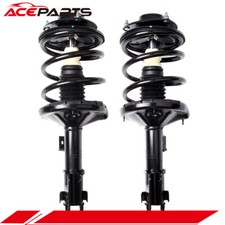 Pair Front Complete Struts With Spring Mounts For 2001-2005 Mitsubishi Eclipse