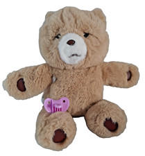Little Live Pets Plush Teddy Bear SEE VIDEO Cozy/Cuddly Sounds Giggles Pacifier