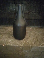 Caddy O Leather Tote Wine Bottle Carrier/Cooler Chiller W/Assoc. Black