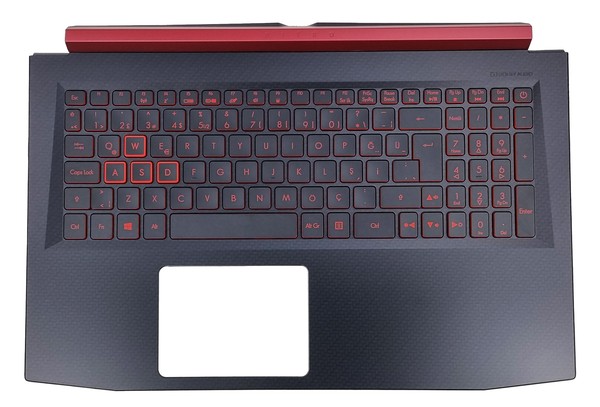 GehÄUse Tastatur Acer Nitro 5 AN515-41 AN515-42 AN515-51 GTX1050 TÜRkisch-image