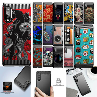 For [LG Velvet (2020)][Flex TPU Fiber SET10] Shock Slim Flexible Case