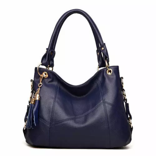 Women Genuine Leather Shoulder Bags Handbag Vintage Ladies Messenger Crossbody - Picture 13 of 26