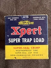 Western Xpert 12 GA 2-3/4 In No 8 Shot Shotgun Shells Super-Seal Crimp Empty Box