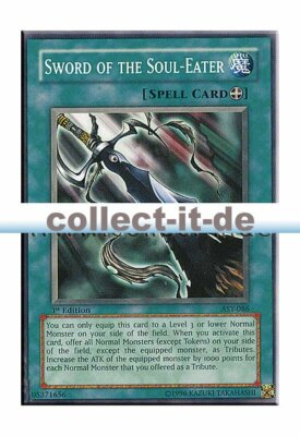 Yugioh - AST-086 - Sword of the Soul-Eater - 1. Edition englisch