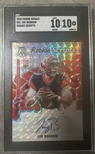 2020 Mosaic Joe Burrow Rookie Scripts SGC 10 Auto 10