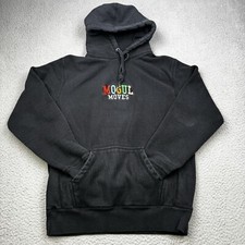MOGUL MOVES Hoodie Mens Small Black Logo Ludwig Youtube Sweater Sweatshirt