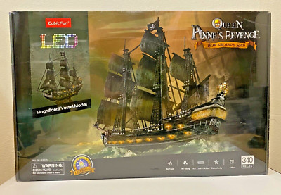 CubicFun Queen Annes Revenge Blackbeards Ship Model  Pirates of the  Caribbean