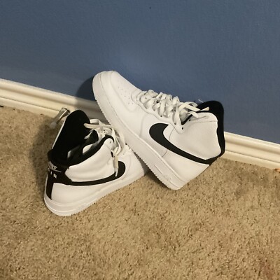 Size 11.5 - Nike Air Force 1 High White Black