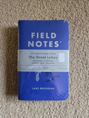 FIELD NOTES  - GREAT LAKES SEALED set of 5 books - (FNC-55) Summer 2022 Edition