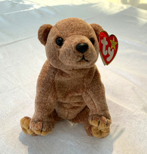 TY Beanie Baby Pecan the Brown Bear in excellent condition with original tags. 