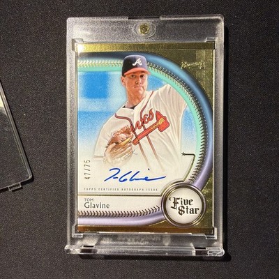Topps Five Star 2024 Tom Glavine Braves Aqua Auto /75 FSA-TG