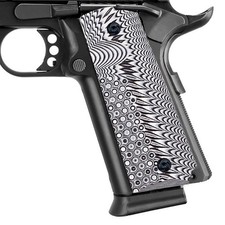 Guuun 1911 Grips G10 Full Size Government Commander Custom Grip Ambi Safety