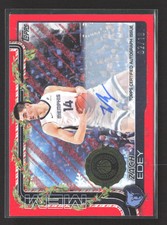 2025 Topps Holiday Mega Basketball Zach Edey #H150 Red Auto /10